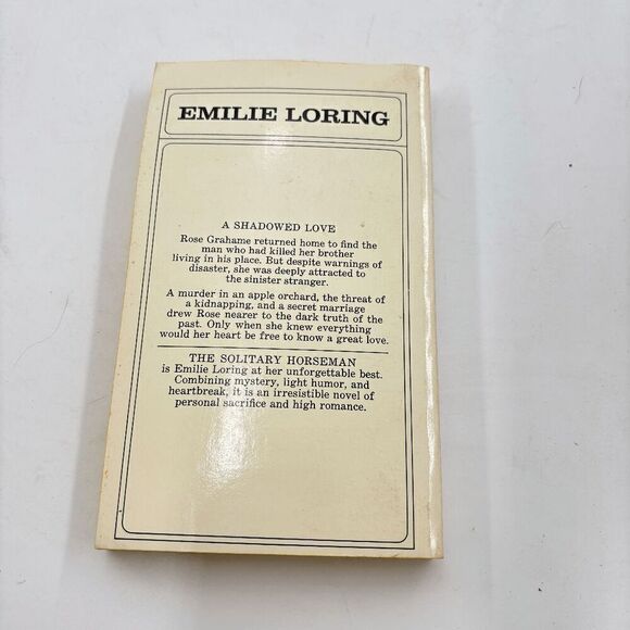 The Solitary Horseman Emilie Loring Bantam Romance Paperback Vintage - Picture 3 of 6